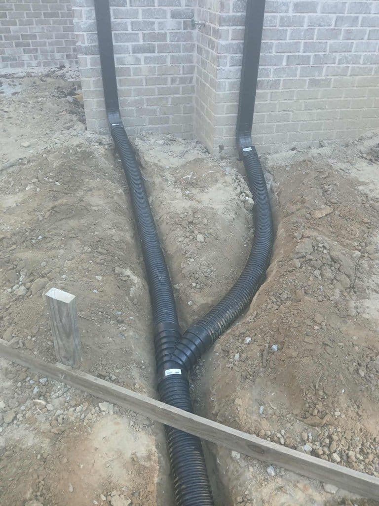Gallery photos for Effective Drainage Installation for a Home in Arab Alabama: Image #2