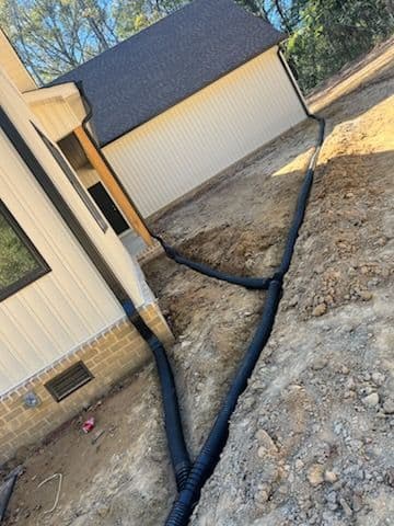 Gallery photos for Effective Drainage Installation for a Home in Arab Alabama: Image #3