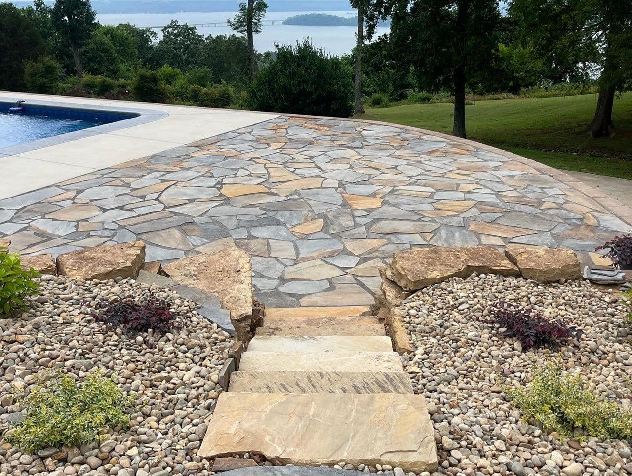 Stunning Flagstone Patio Project in Alabama